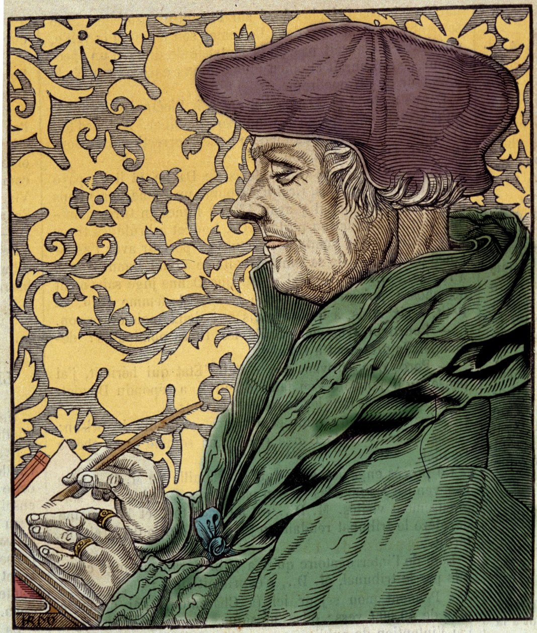 Portrait of Erasmus of Rotterdam (1469 - 1536), Dutch Humanist by Artist Unknown