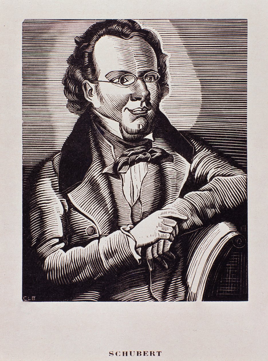 Portrait of Franz Schubert (Caricature) by Artist Unknown