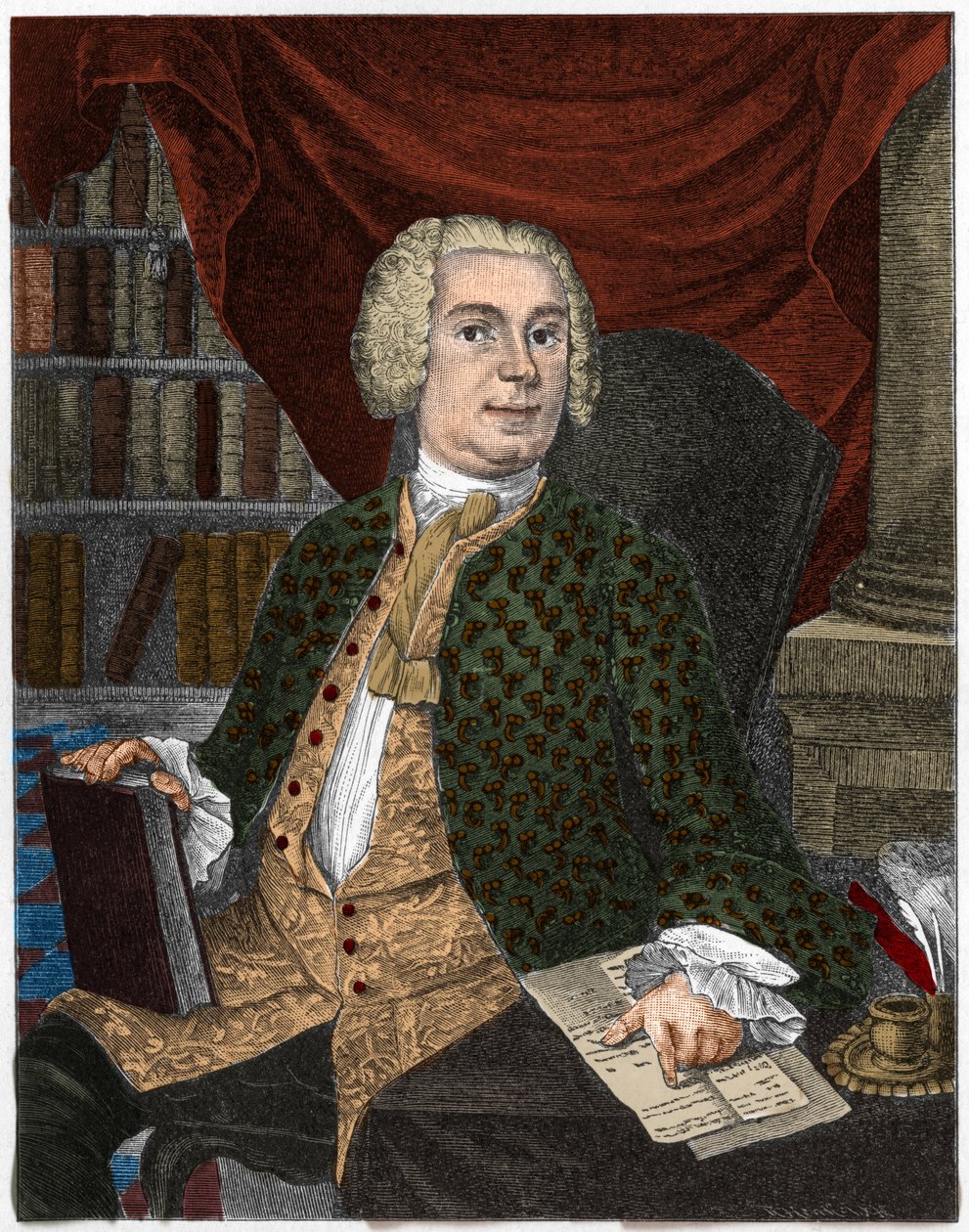 Portrait of Johann Christoph Gottsched, Critic and German Man of Letters by Artist Unknown