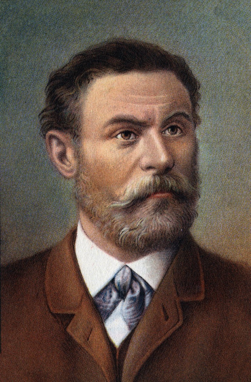 Portrait of Otto Lilienthal, German engineer by Artist Unknown