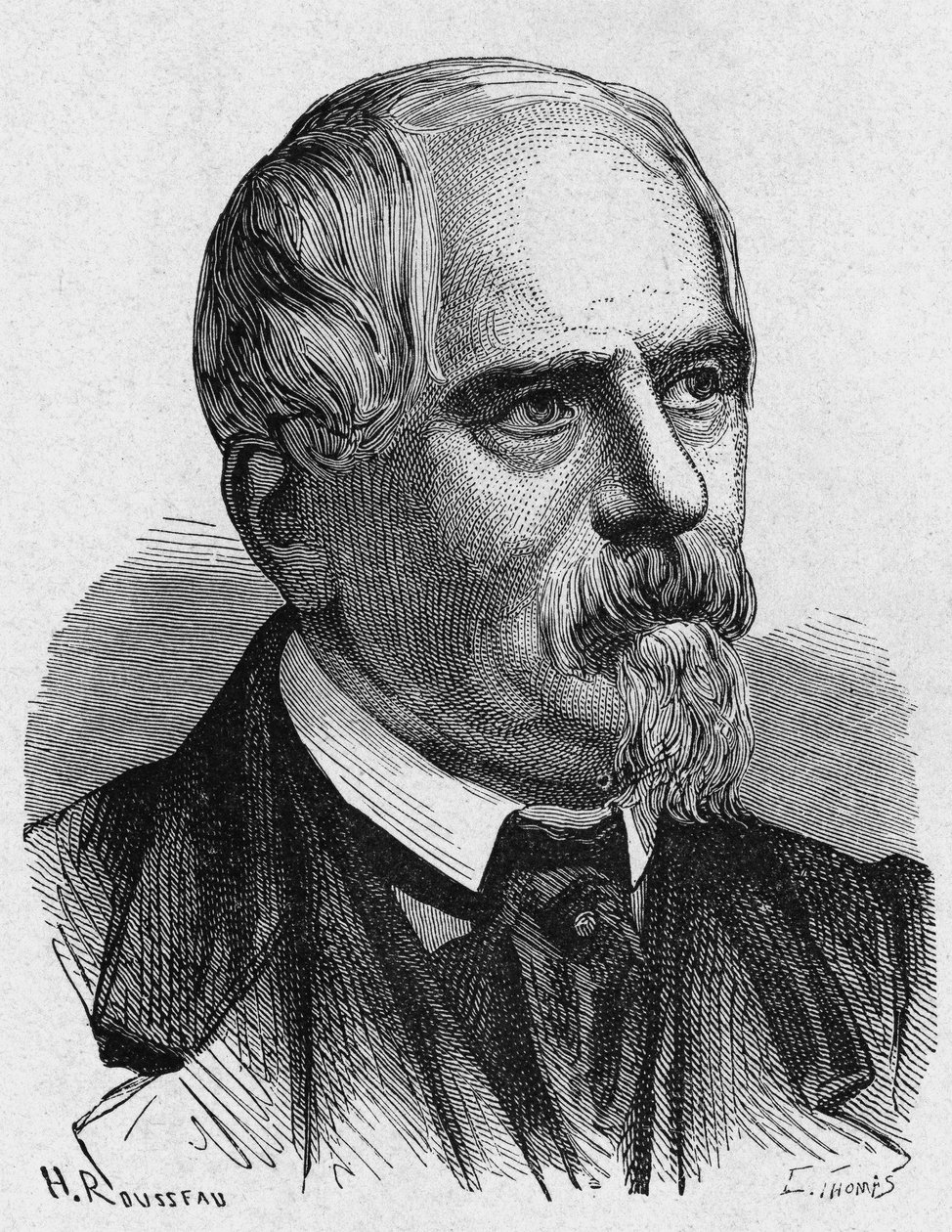 Portrait of Paul Bins, Count of Saint Victor, French Essayist and Critic by Artist Unknown