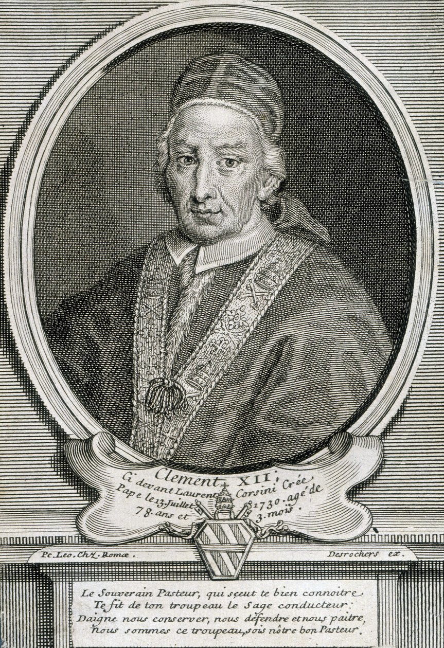 Portrait of Pope Clement XII by Artist Unknown