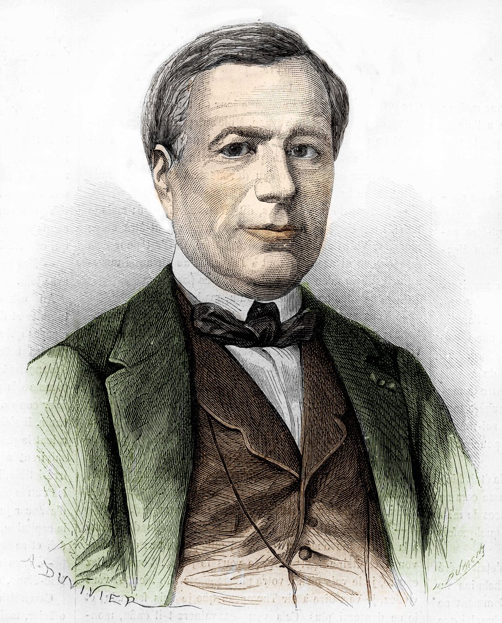 Portrait of Xavier Marmier, Writer and Translator of Northern Literature by Artist Unknown