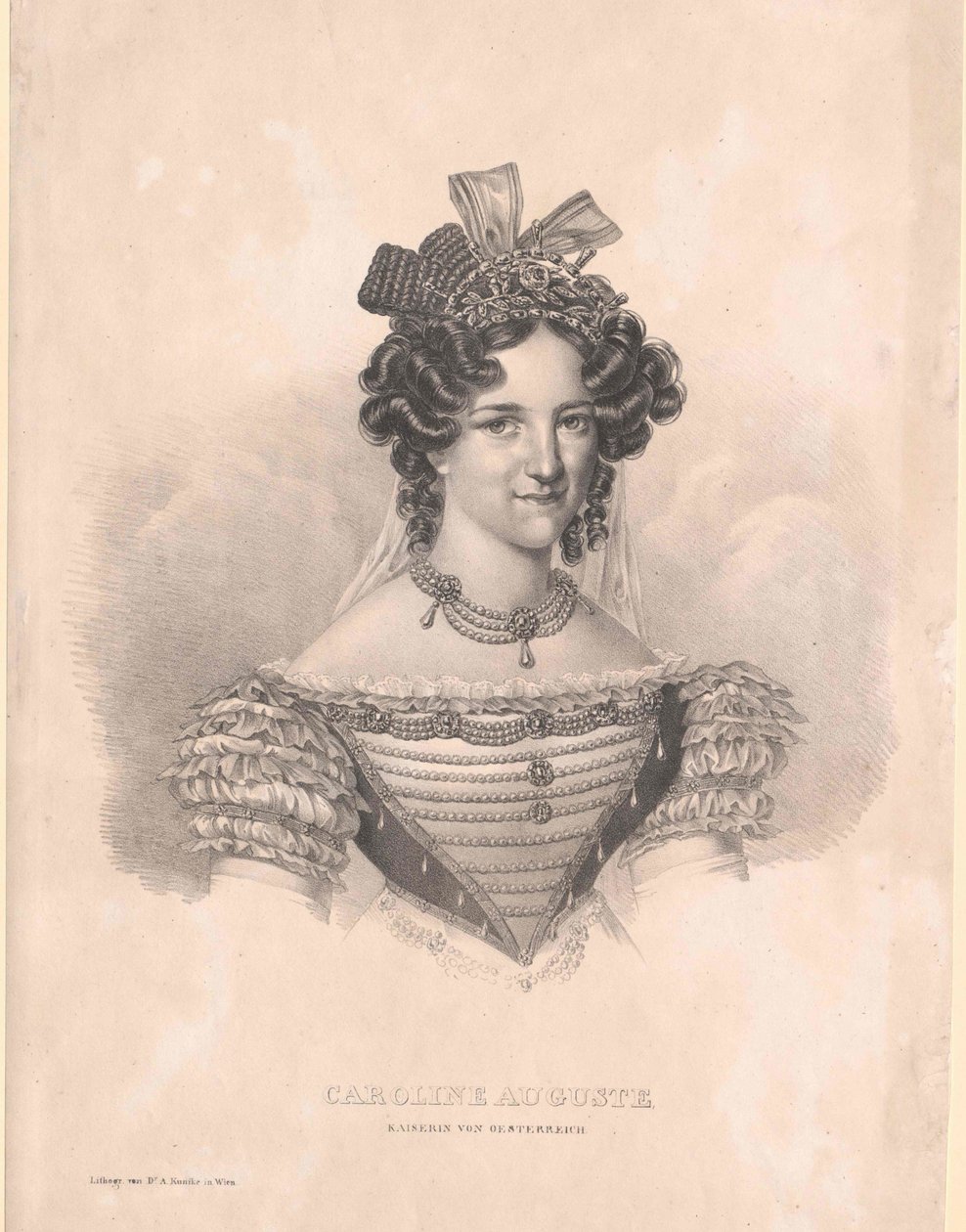 Princess of Bavaria (1792-1873) Caroline by Artist Unknown