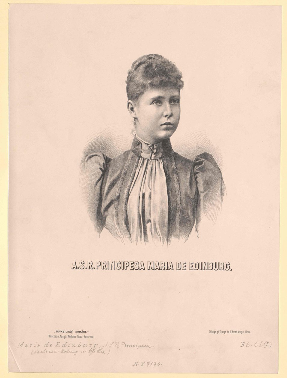 Princess Mary of Saxe-Coburg-Gotha by Artist Unknown