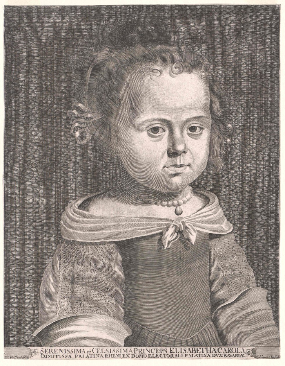 Princess of the palace Elisabeth Charlotte by Artist Unknown