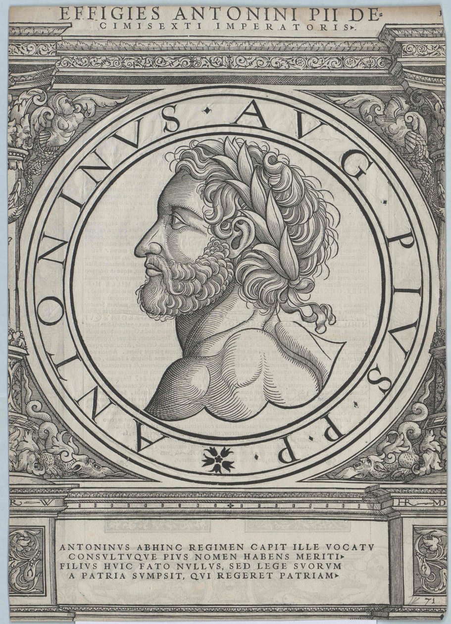 Roman Emperor Antoninus Pius by Artist Unknown