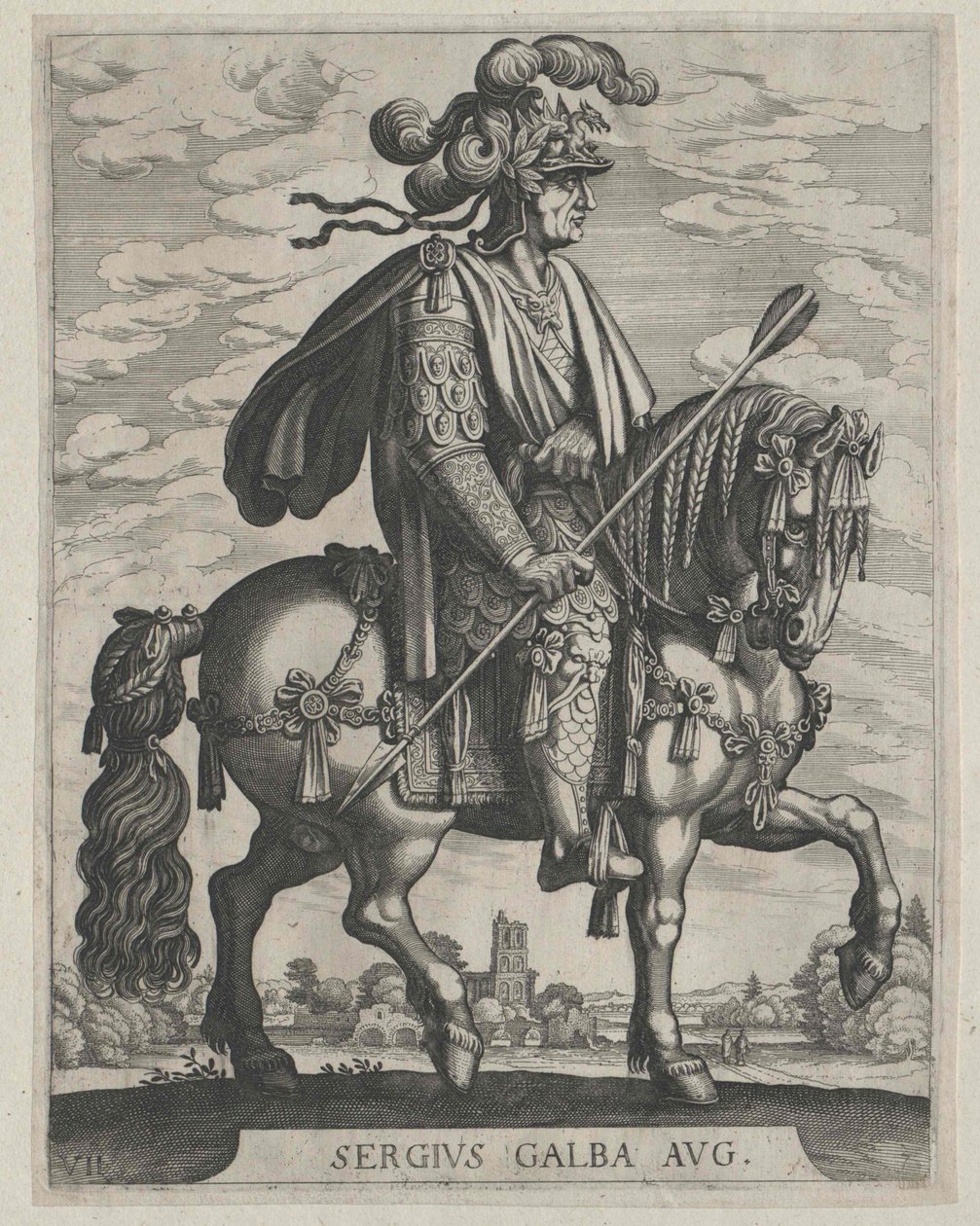 Roman Emperor Galba by Artist Unknown: Buy fine art prints