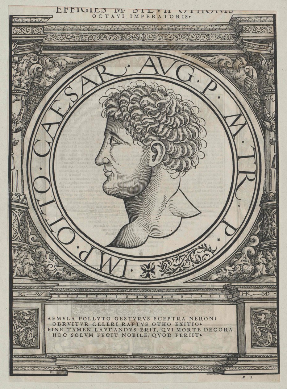 Roman Emperor Otho by Artist Unknown: Buy fine art print