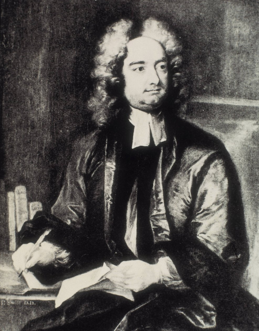Jonathan Swift (1667-1745). Irish clergy and satirist writer. Portrait as dean of St. Patrick