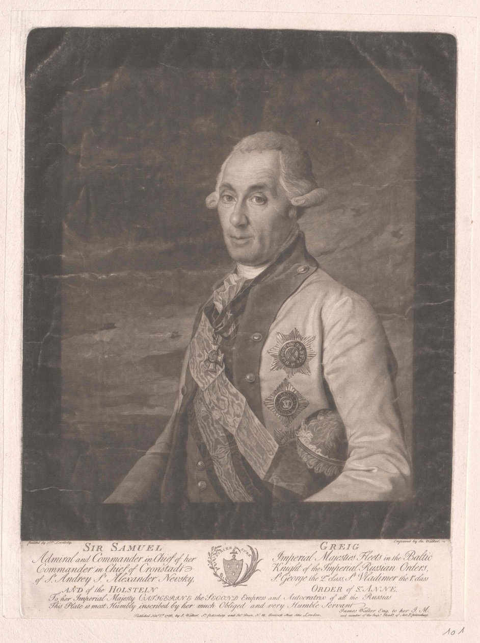 Sir Samuel Greig by Artist Unknown