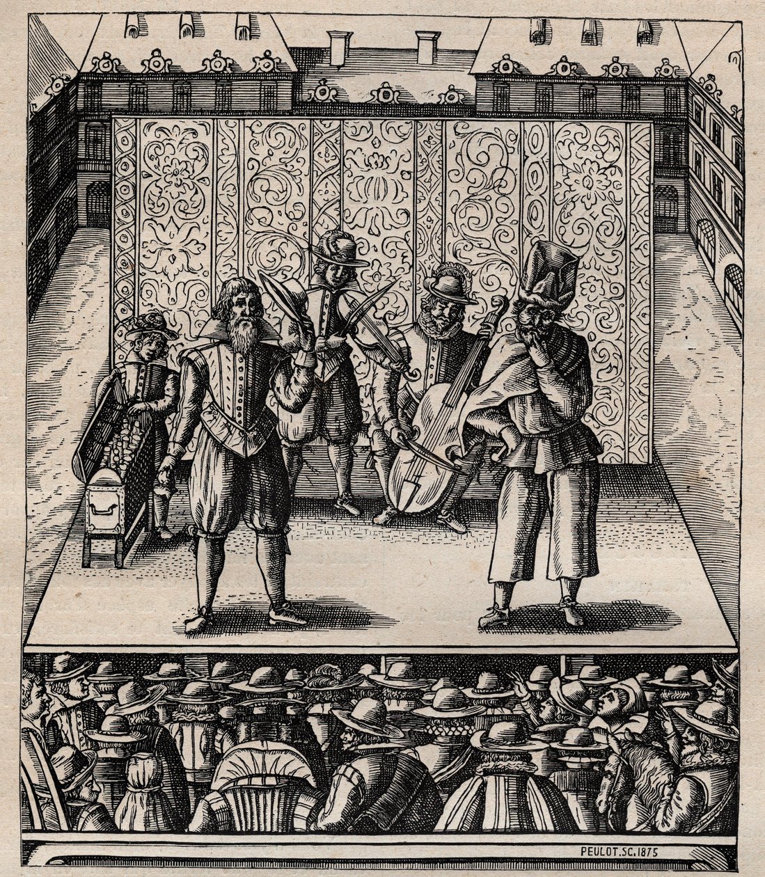 Street show - Parade of the charlatan Mondo by Artist Unknown