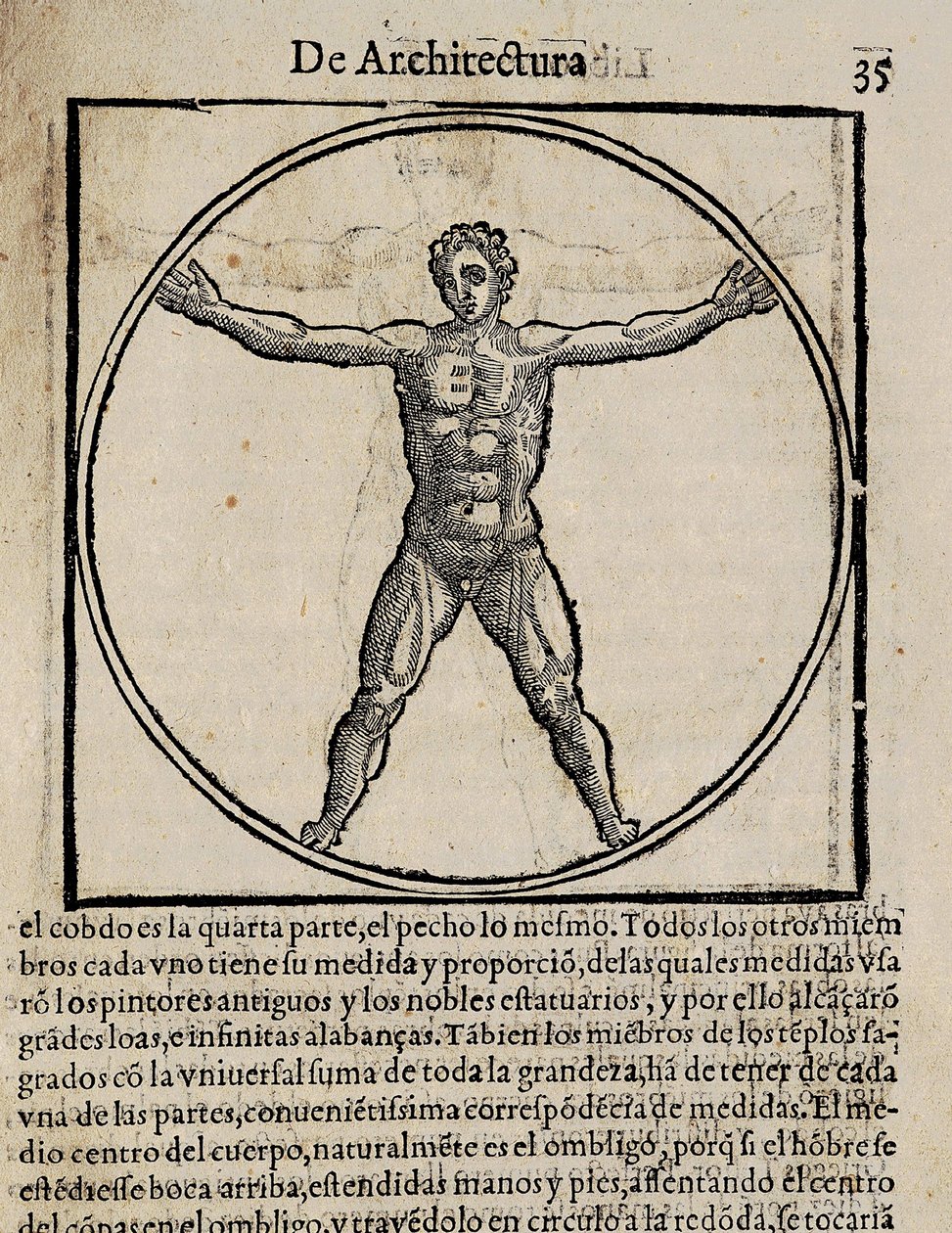 Vitruvius, Marcus Vitrubius Pollio (1st Century BC). 