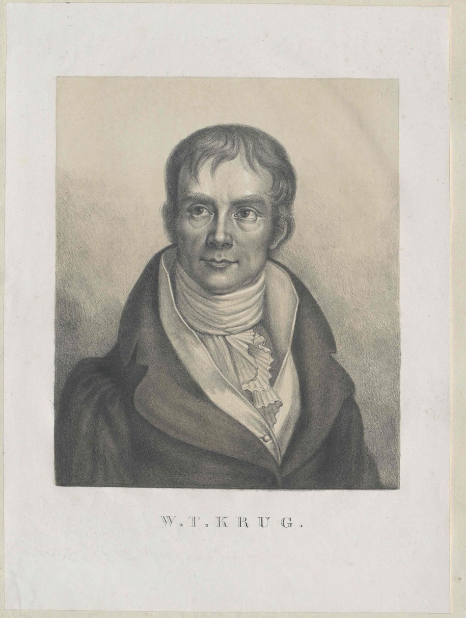 Wilhelm Traugott Krug by Artist Unknown: Fine art print