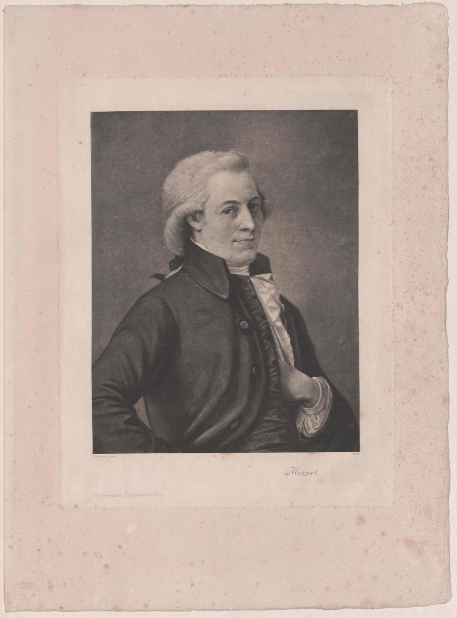 Wolfgang Amadeus Mozart by Artist Unknown