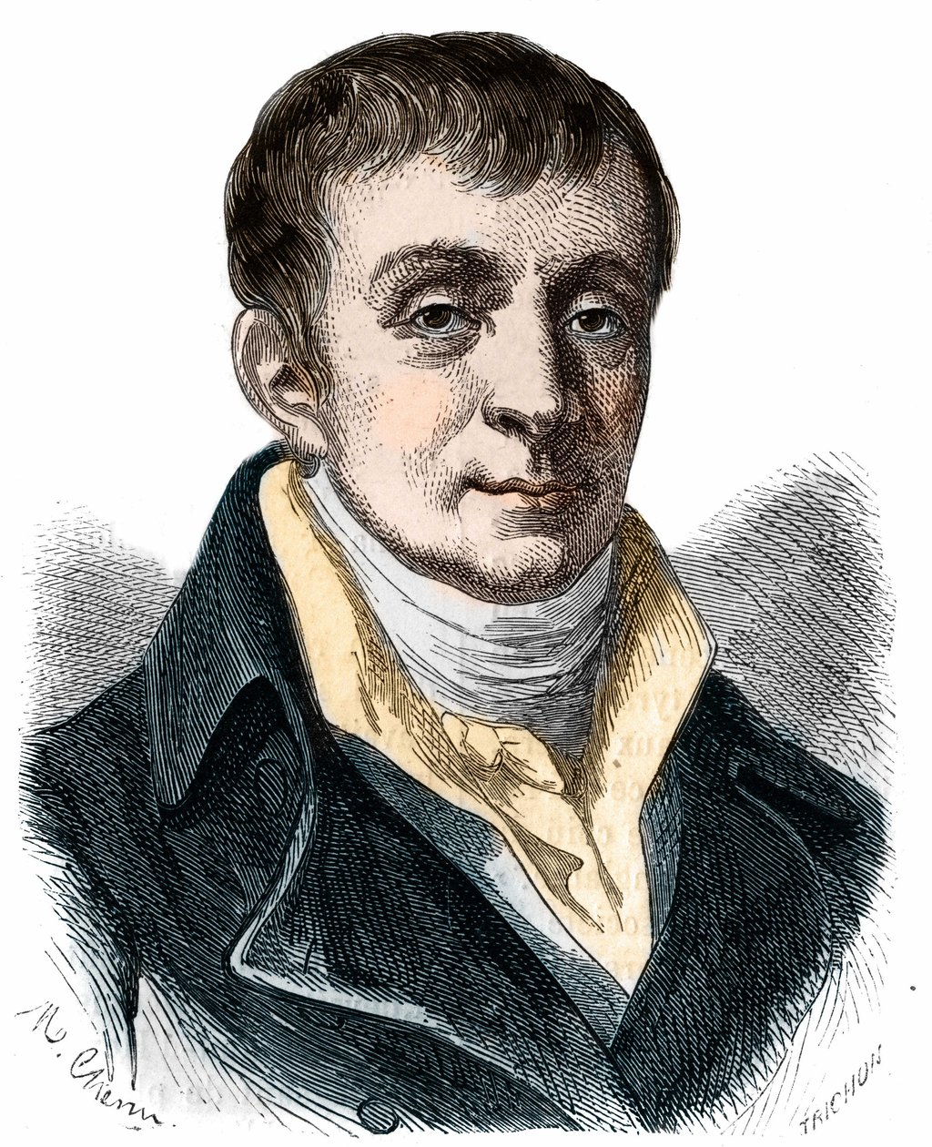 Portrait of François Andrieux, French Poet and Playwright by Artist Unknown
