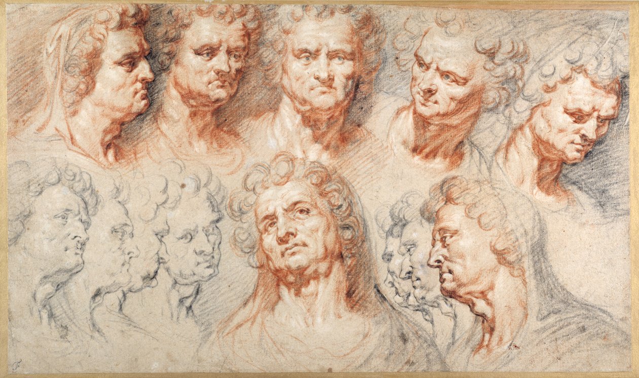 Head Studies by Artus I (attr. to) Quellinus