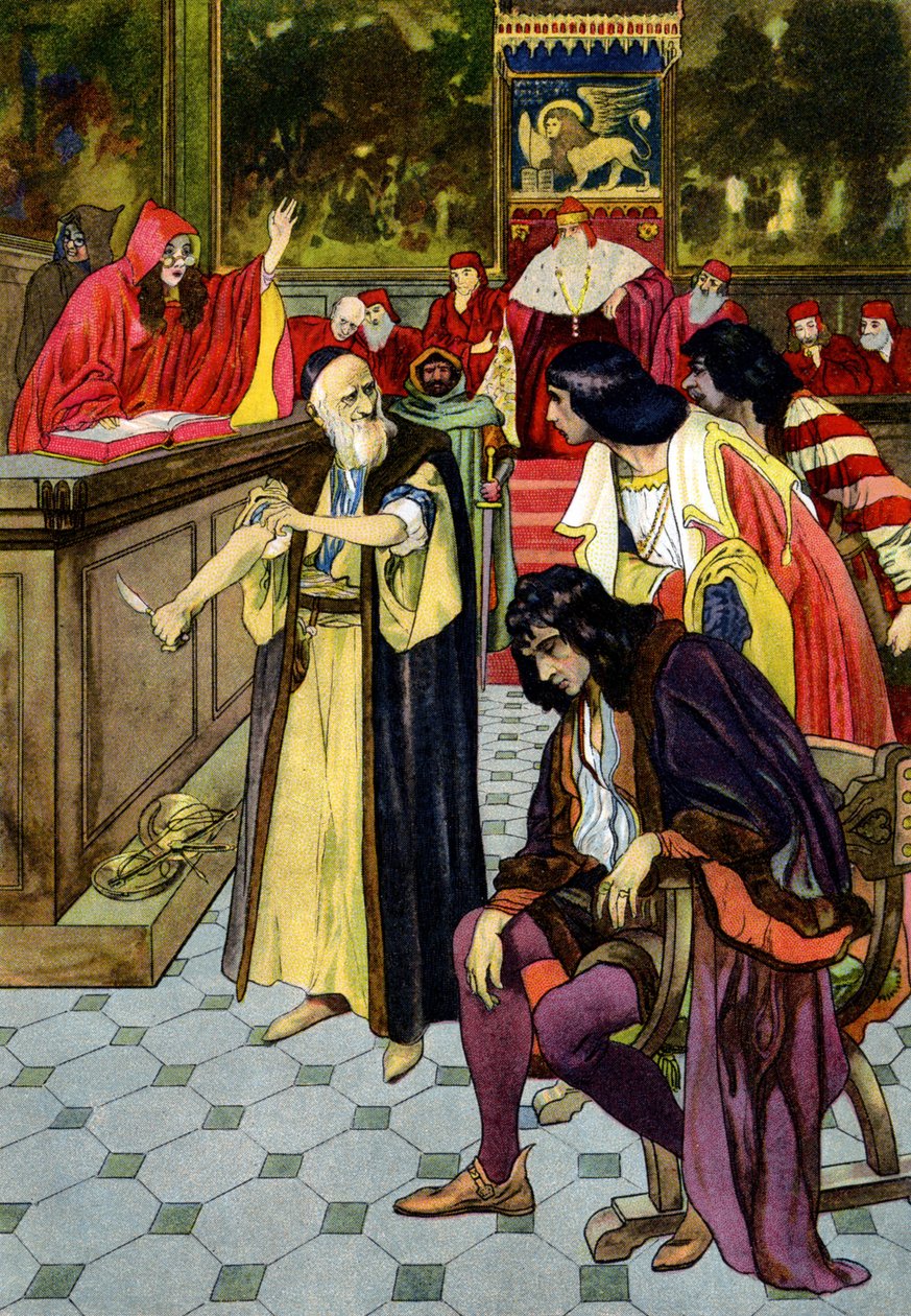 The Merchant of Venice by Artus Scheiner: Fine art print