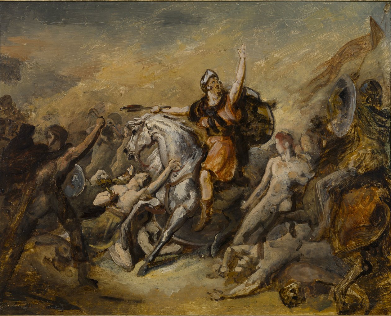 The Battle of Tolbiac by Ary Scheffer