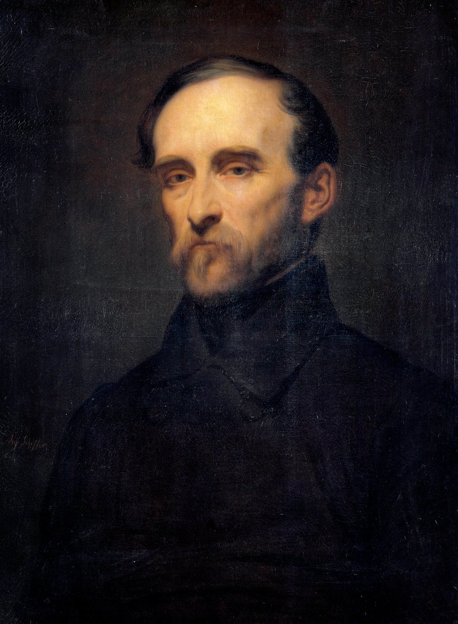Portrait of Eugene Cavaignac (1802-1857) General Governor of Algeria by Ary Scheffer