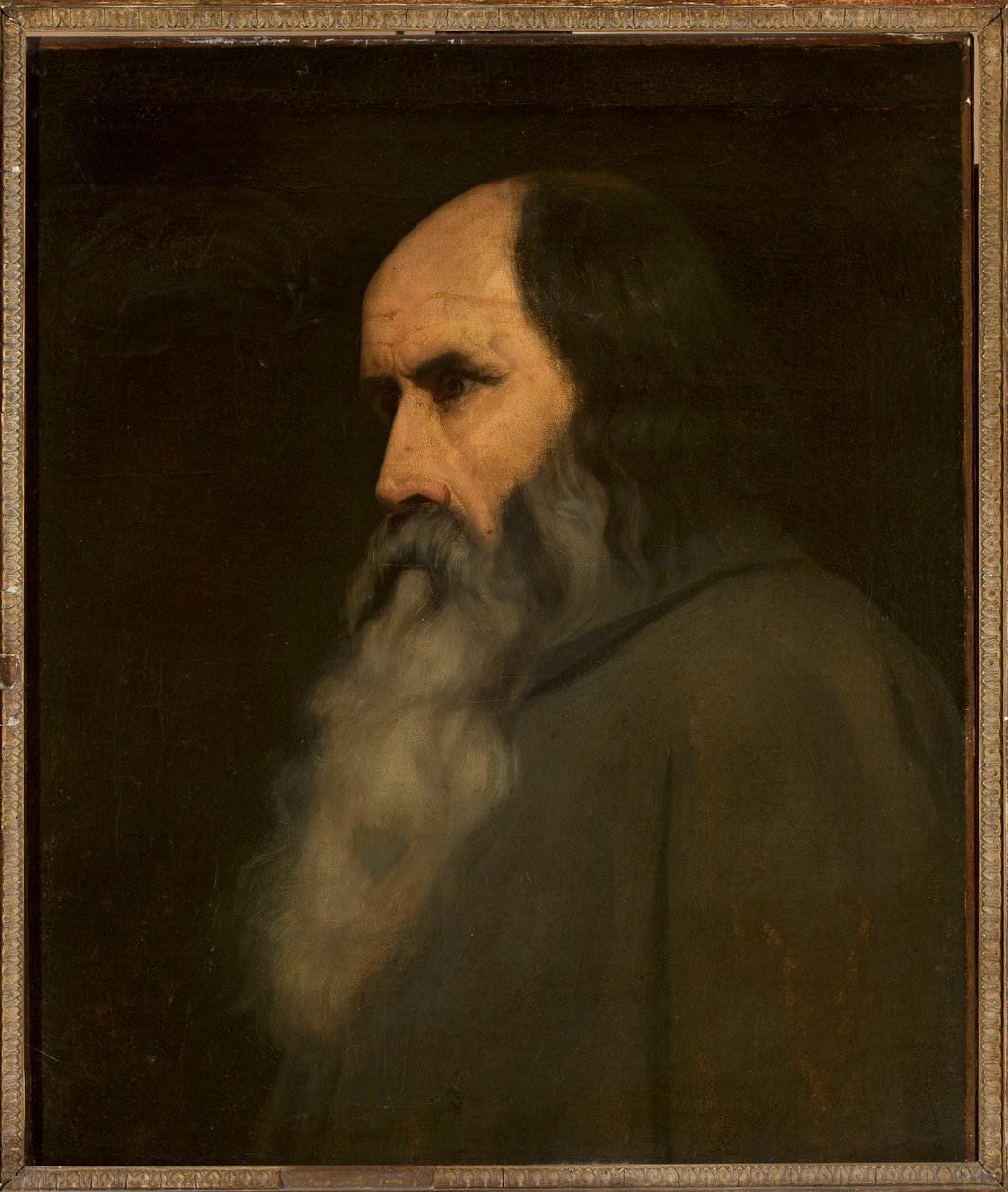 Portrait of an Old Man (Berthold Schwarz?) by Ary Scheffer