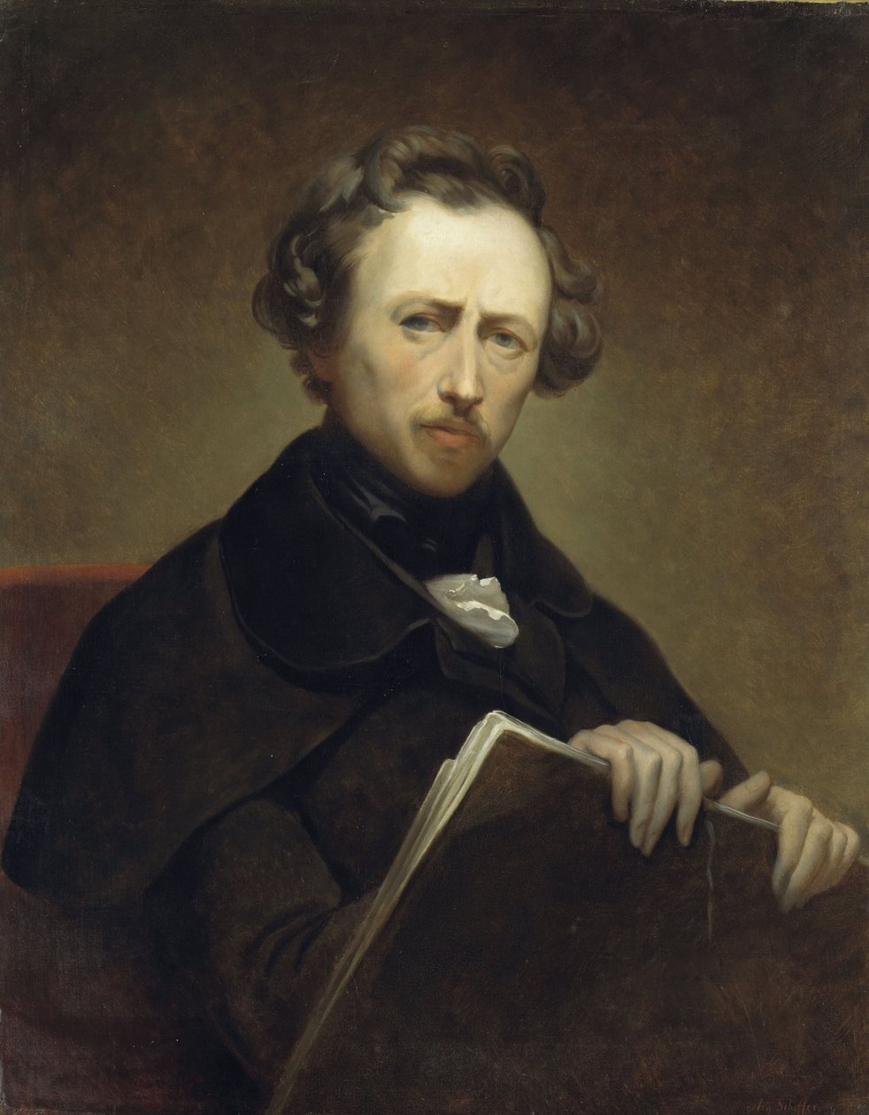 Self Portrait at the age of 43 by Ary Scheffer