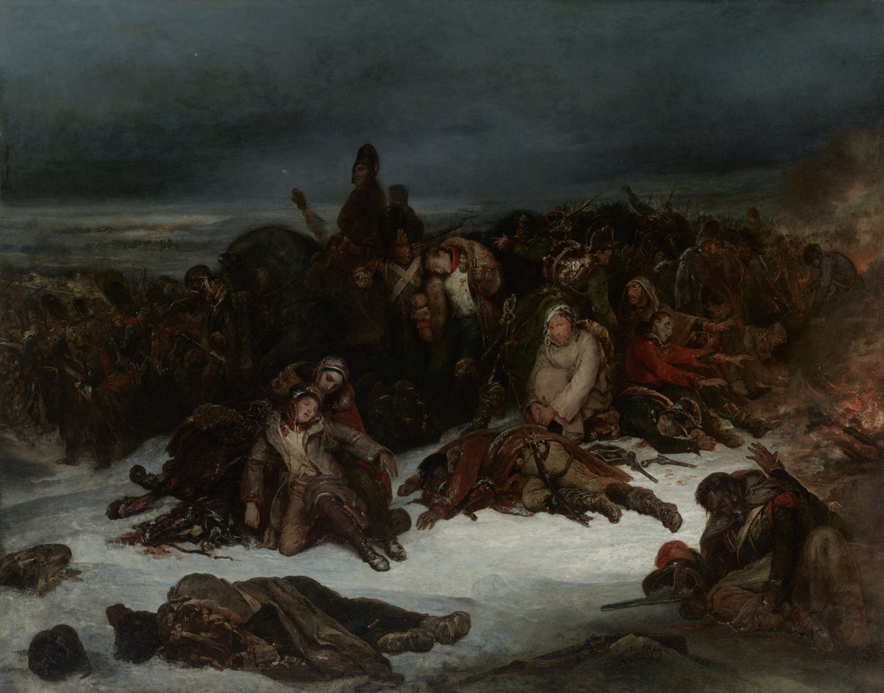 The Retreat of Napoleon’s Army from Russia in 1812 by Ary Scheffer