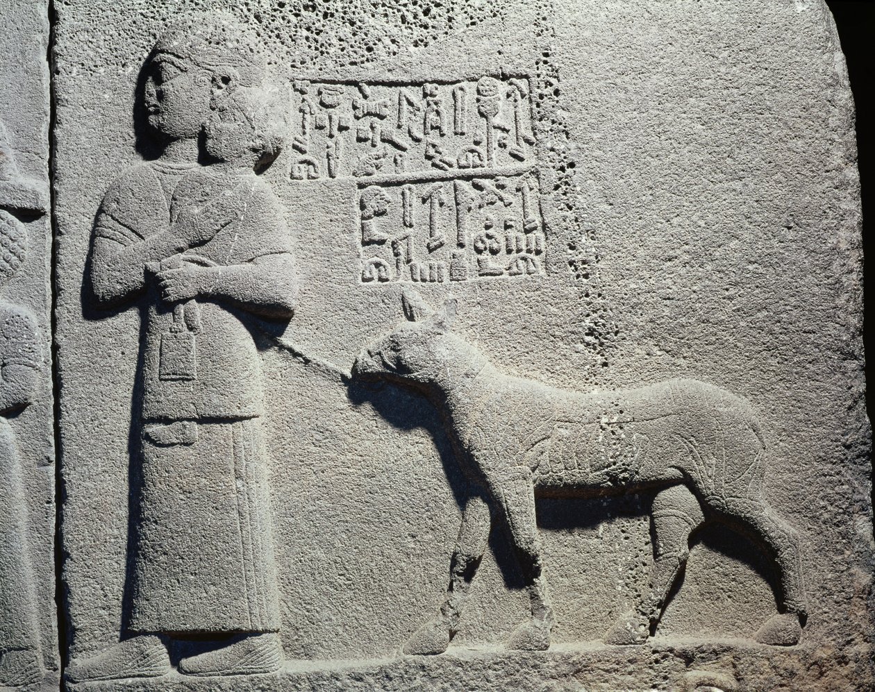 Queen or Wet Nurse Carrying Tuwarsais, the Youngest Son of King Araras by Assyrian