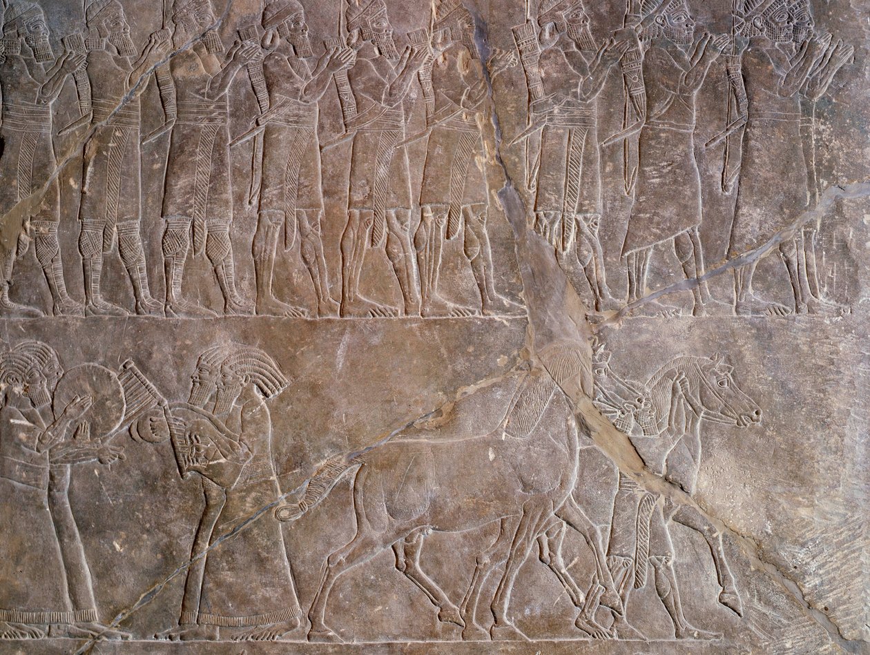 Oriental Antiquities: Detail of a Bas-Relief in Limestone: The ...