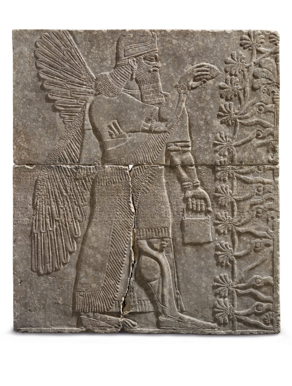 Relief of a Winged Genius, Reign of Ashurnasirpal, c.883-859 BC by Assyrian