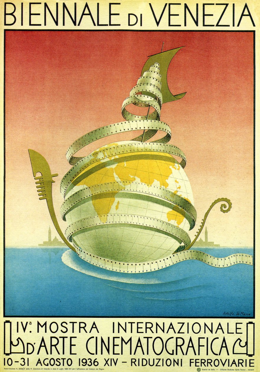 Biennale (International Exhibition of Cinematographic Art) by Astolfo De Maria