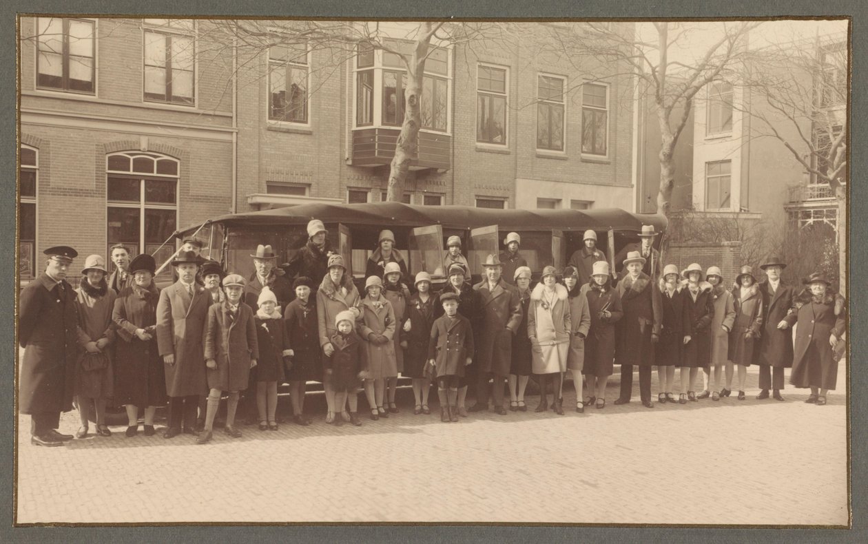 Group Portrait of Staff of Umbrella Factory 