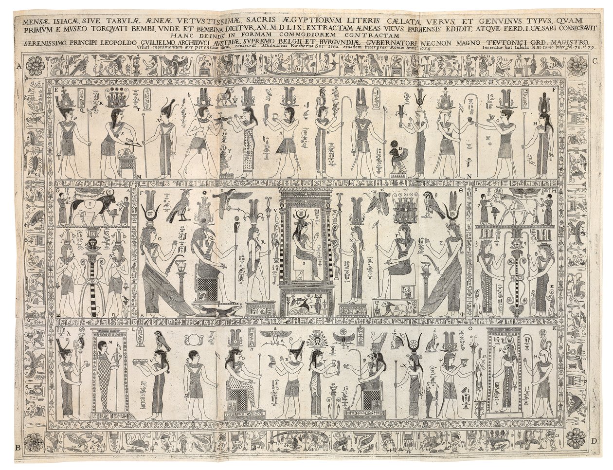 Oedipus Aegyptiacus by Athanasius Kircher
