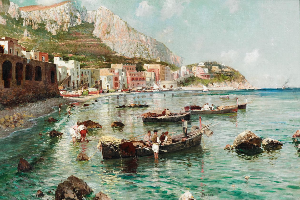 Capri Marina Grande by Attilio Pratella