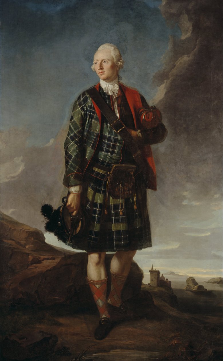 Sir Alexander Macdonald (Sir Alasdair MacDhòmhnaill Shlèite), 1744 by Attributed to Sir George Chalmers