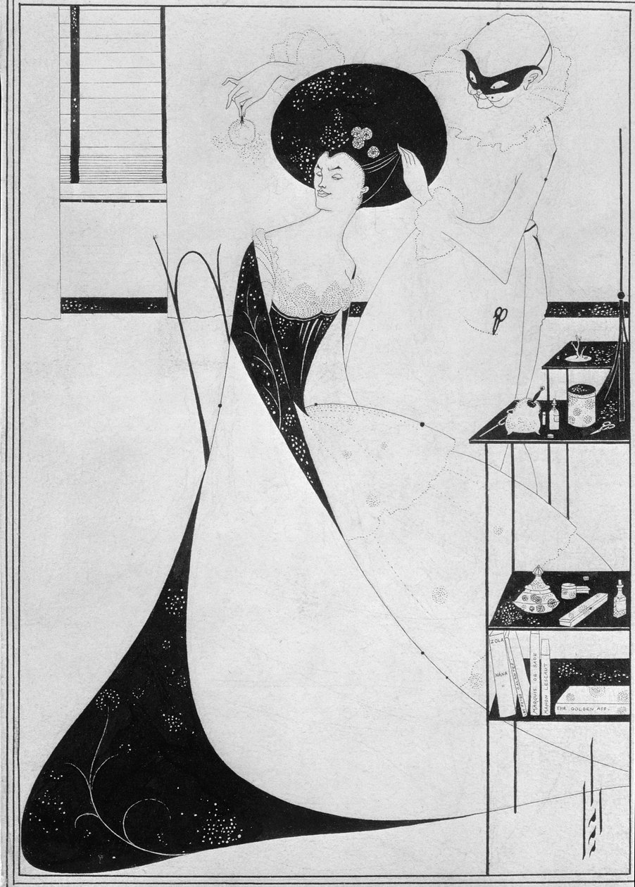 The Toilet of Salome, illustration for the English edition of Oscar Wilde