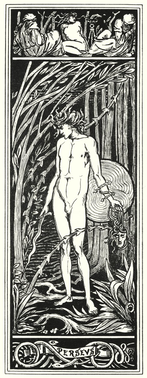Perseus 1920 by Aubrey (after) Beardsley