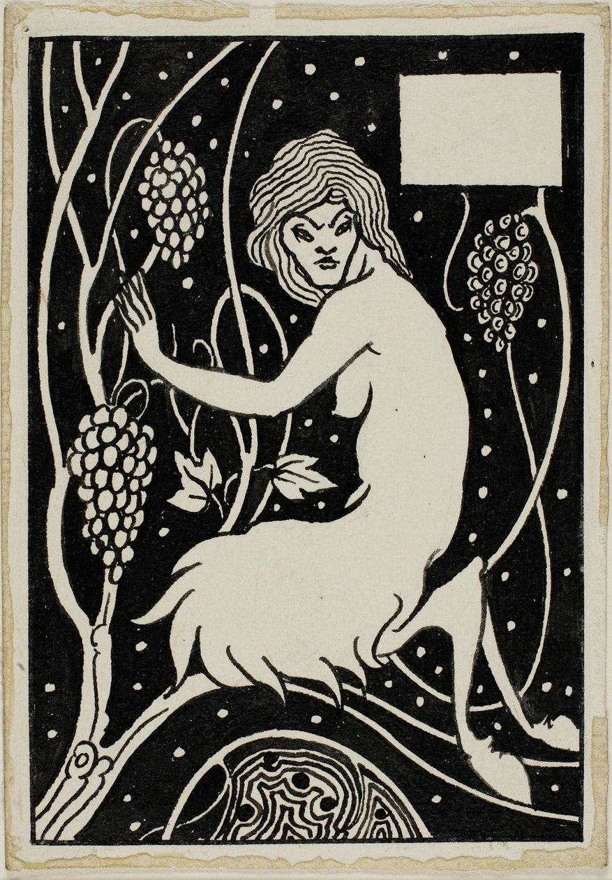 Decorative Study: Satyr by Aubrey Beardsley