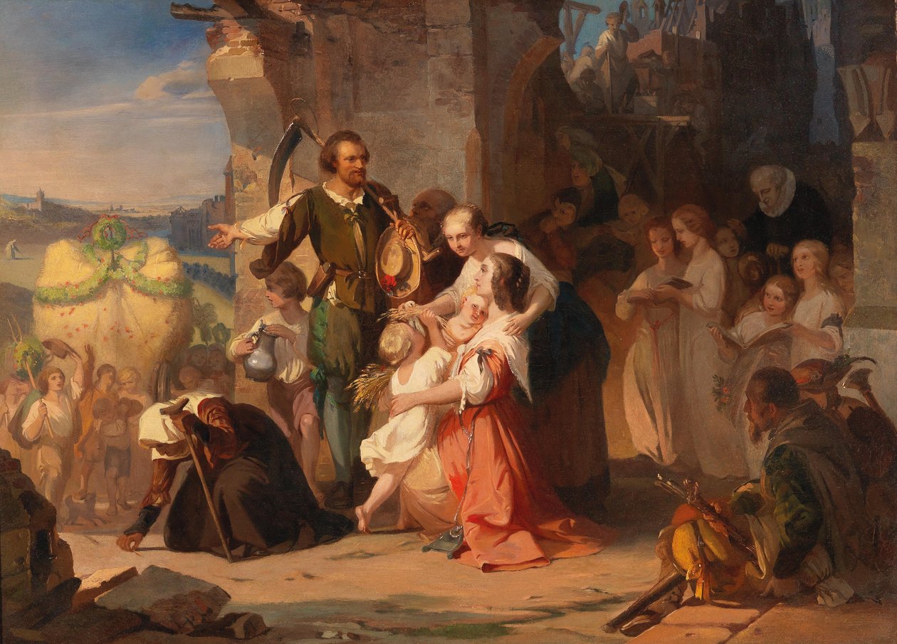 The First Harvest After the Thirty Years War by August von Kreling