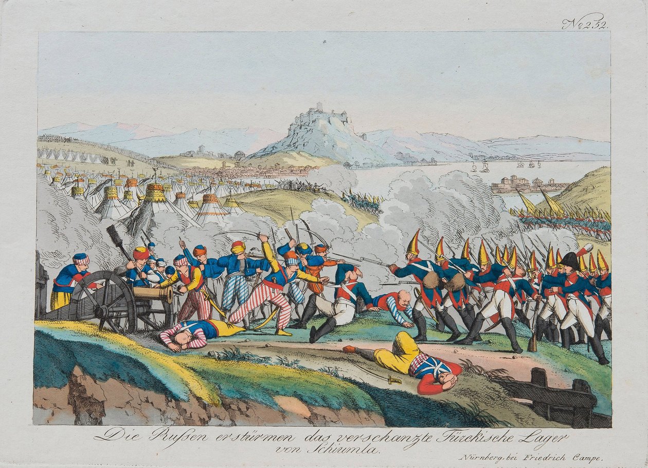 Taking of the Shumen Fortress in 1828 by August Friedrich Andreas Campe
