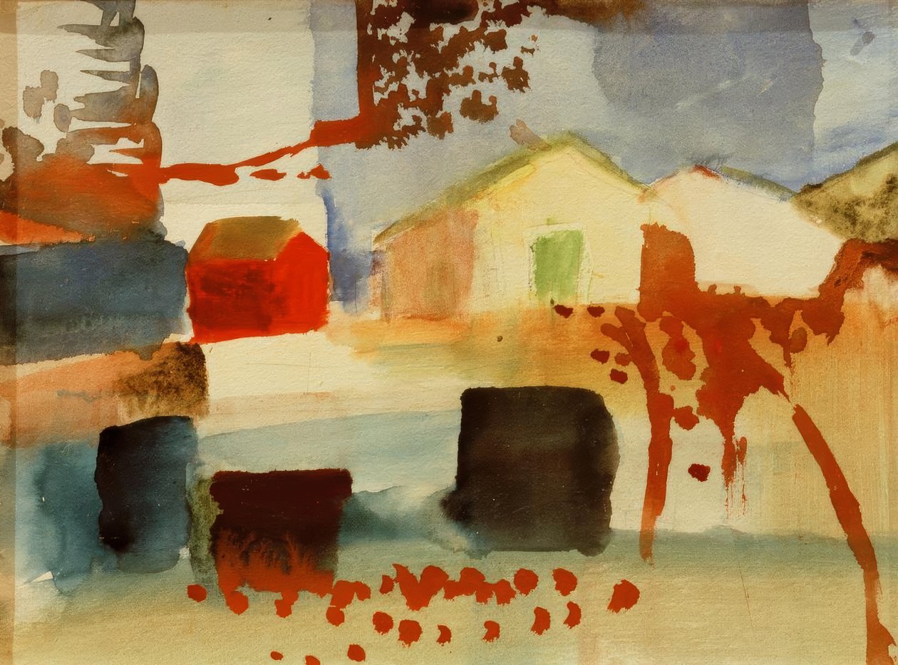 Houses by August Macke