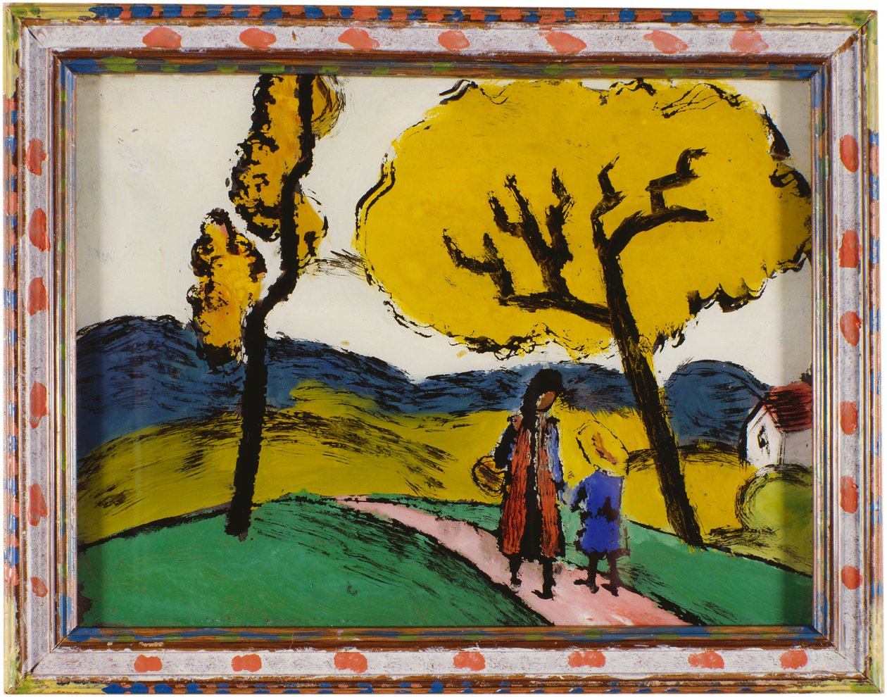 Two Girls in Landscape by August Macke