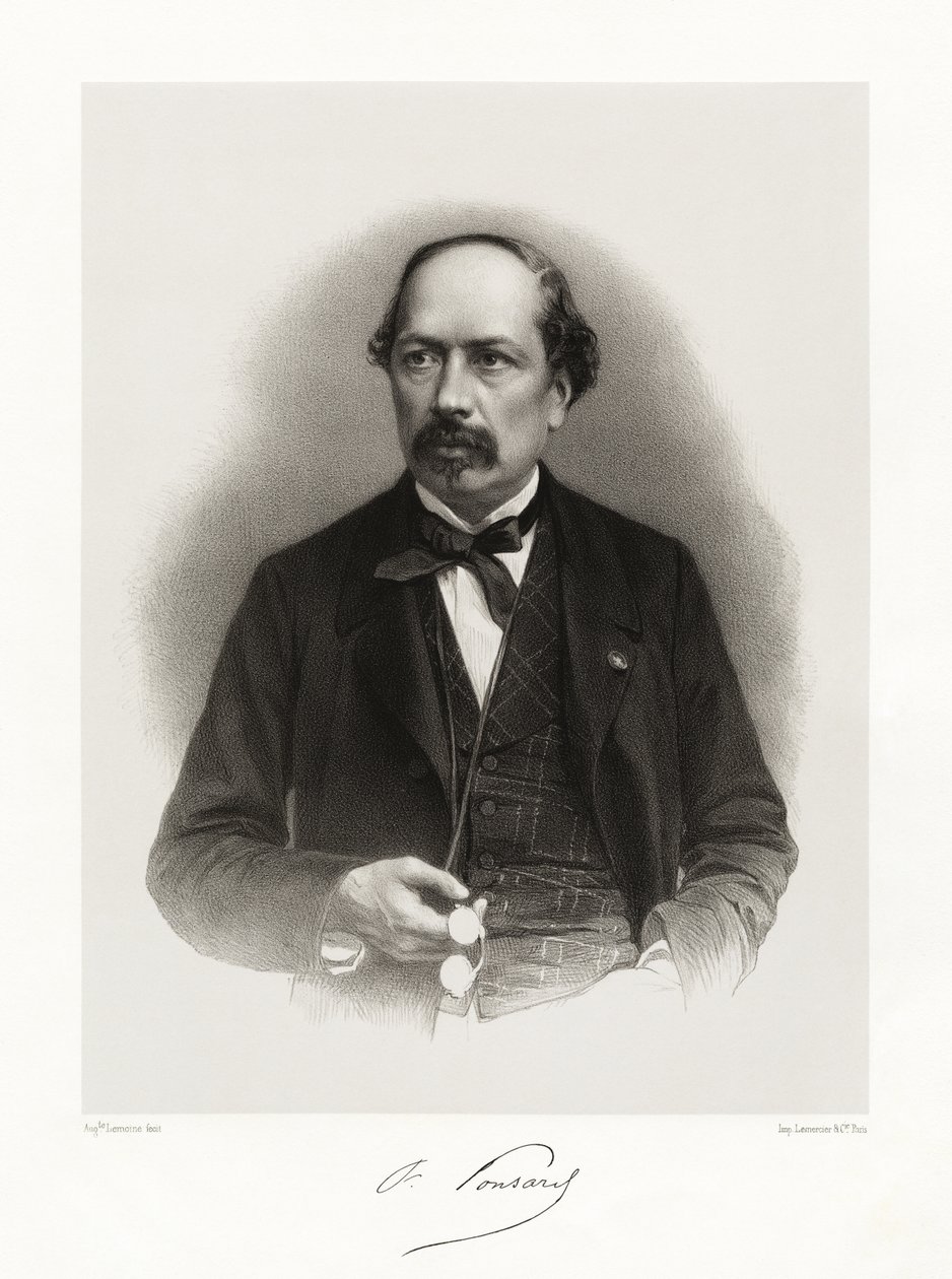 François Ponsard by Auguste Charles Lemoine