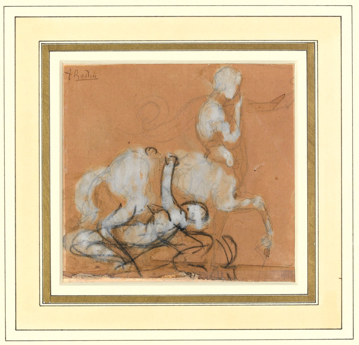 Achilles and Cheiron by Auguste Rodin