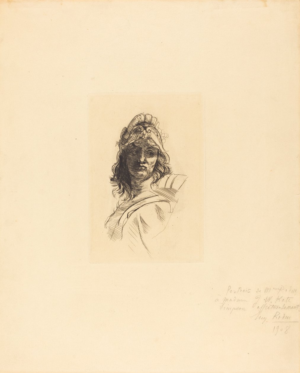 Bust of Bellona by Auguste Rodin: Premium art reproduction