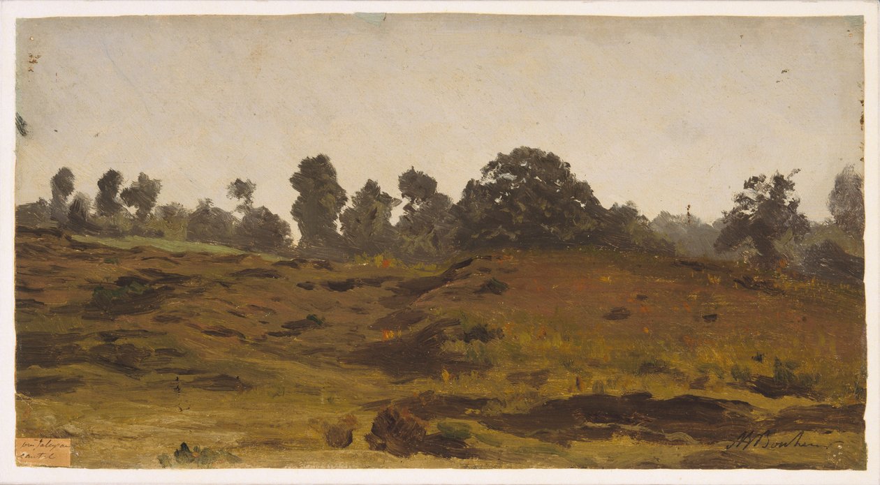 View of a Field, early 1850s by Auguste Francois Bonheur
