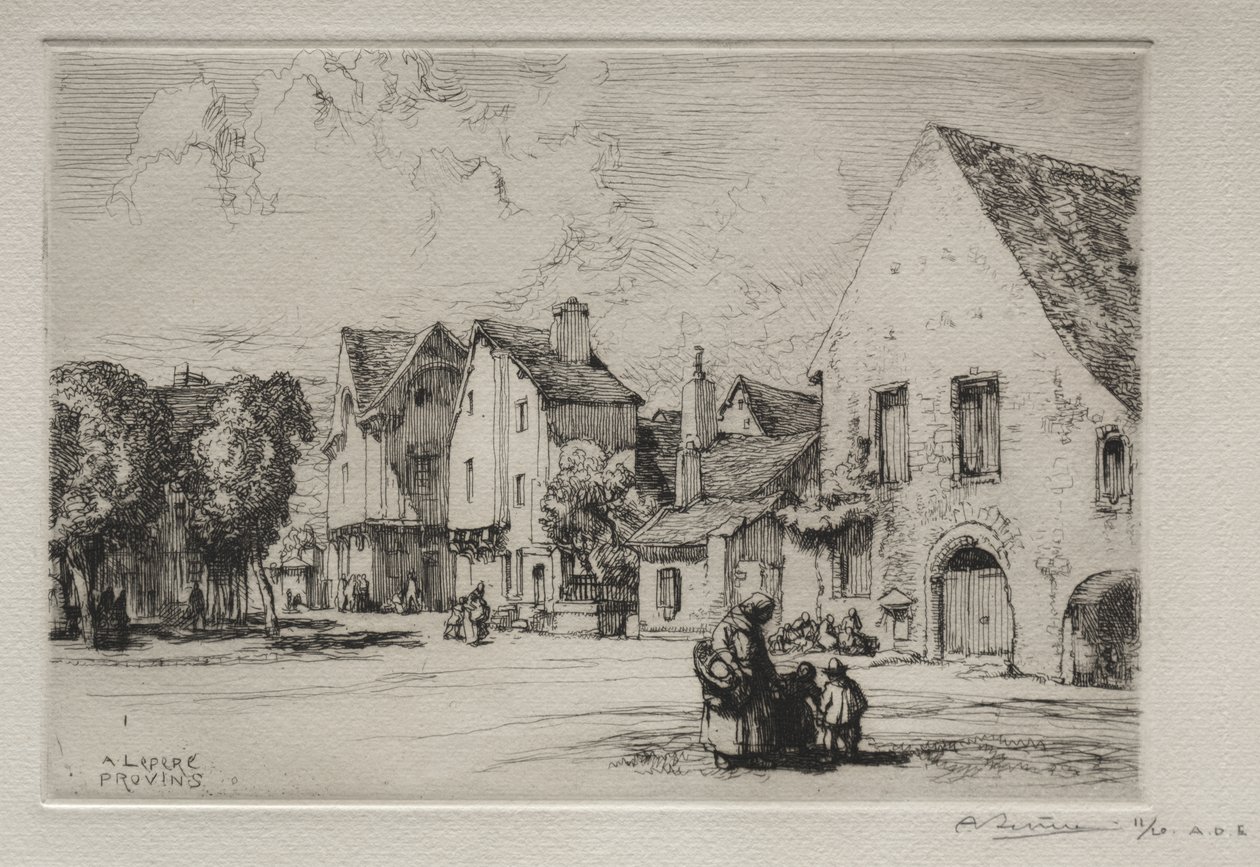 Provins by Auguste Louis Lepère
