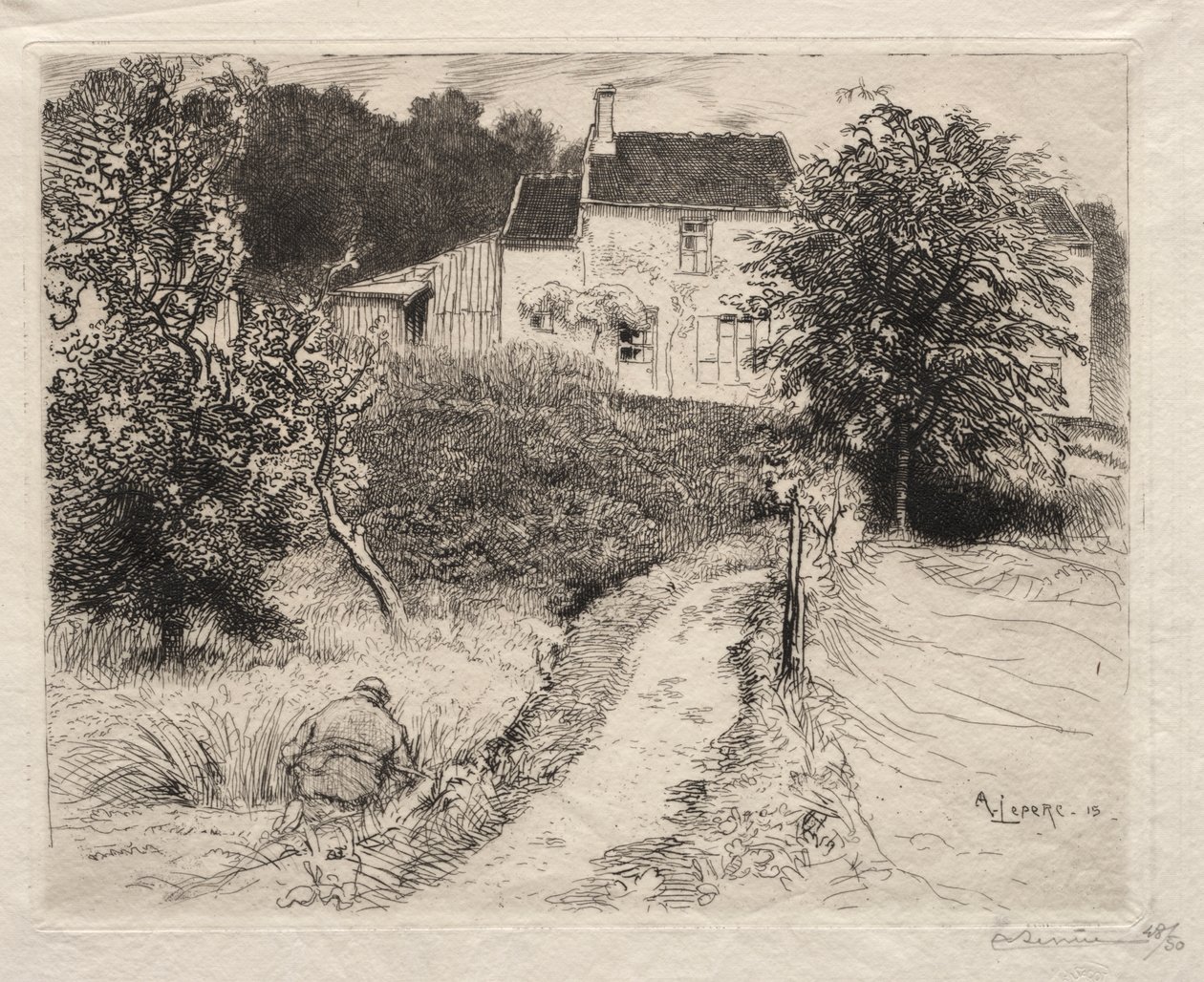 A Bellot by Auguste Louis Lepère