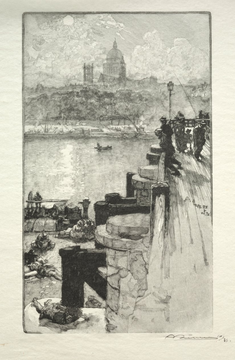 Ste. Genevieve Mountain by Auguste Louis Lepère