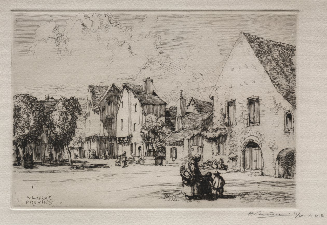 Provins by Auguste Louis Lepère